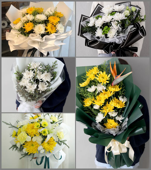 湖南永州零陵区大庆坪乡夫江仔村白事花束代送